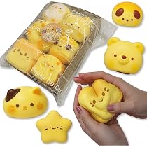 Amazon | ふわふわ スクイーズ 12個セット 【ふわあにまるパン